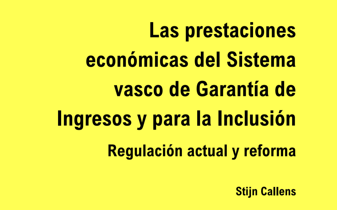 74. Las prestaciones económicas del Sistema vasco de Garantía de Ingresos y para la Inclusión