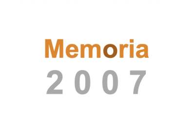 Memoria 2007 (gaztelaniaz)