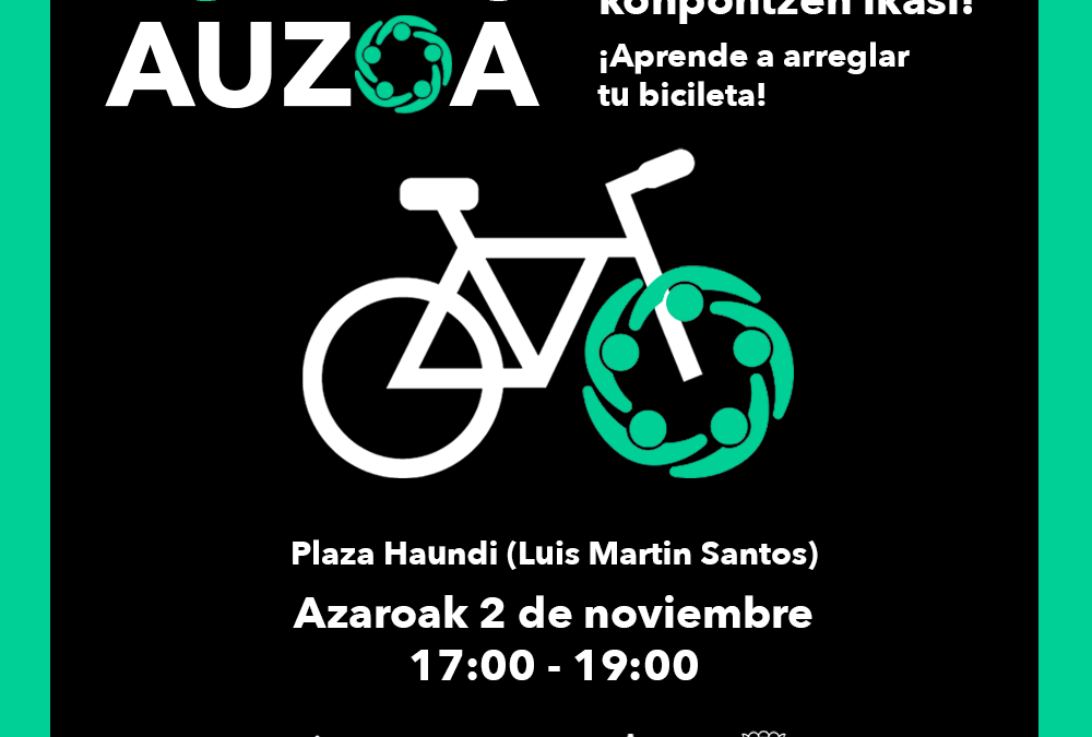 Este miércoles arrancan los talleres de arreglo de bicis Egiazko Auzoa