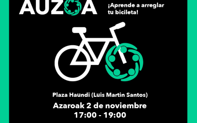 Este miércoles arrancan los talleres de arreglo de bicis Egiazko Auzoa