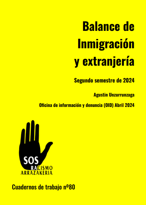 80. Balance de Inmigración y extranjería (2º semestre 2023)